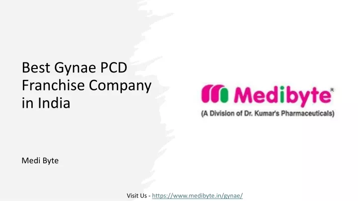 best gynae pcd franchise company in india