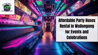 affordable party buses rental in wollongong