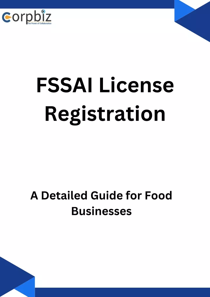 fssai license registration