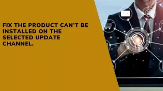 fix the product can t be installed