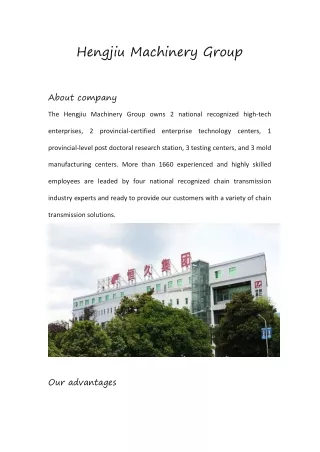 hengjiu machinery group