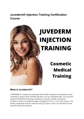 Best Botox and Dermal Filler Training and Certification in Little Rock