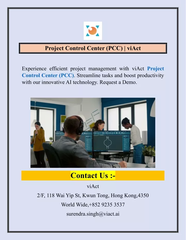 project control center pcc viact