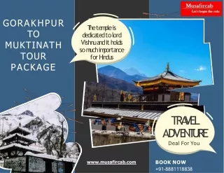 Gorakhpur to Muktinath Tour Package