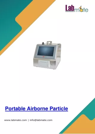 portable airborne particle
