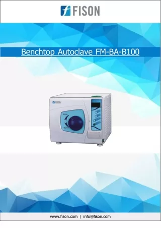 Benchtop-Autoclave-FM-BA-B100
