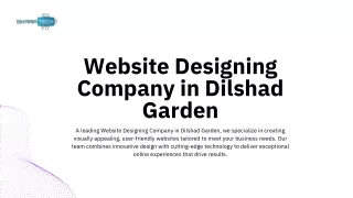Website Designing Company in Dilshad Garden