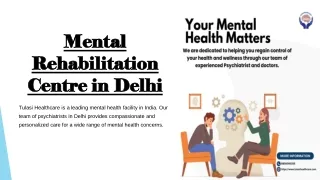 Mental Rehabilitation Centre in Delhi