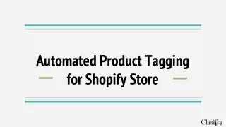 automated product tagging for shopify s tore
