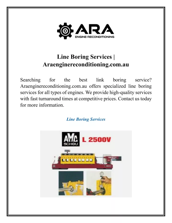 line boring services araenginereconditioning