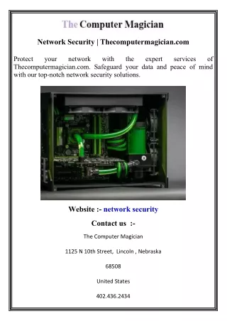 network security thecomputermagician com