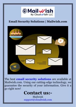Email Security Solutions  Mailwish.com