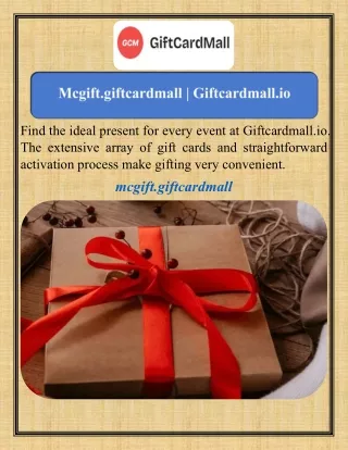 Mcgift.giftcardmall   Giftcardmall.io