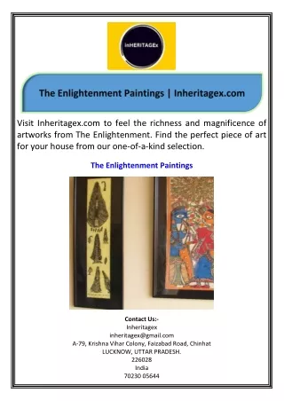 The Enlightenment Paintings Inheritagex.com