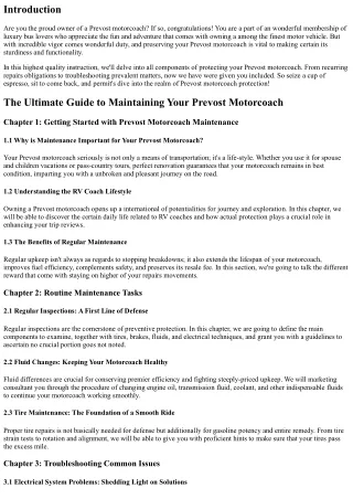 The Ultimate Guide to Maintaining Your Prevost Motorcoach