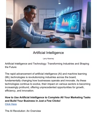 Artificial Intelligence