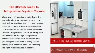 the ultimate guide to refrigeration repair in toronto