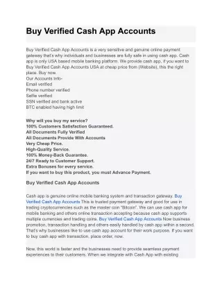 Buy Verified Cash App Accounts__USA