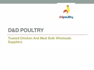 d d poultry