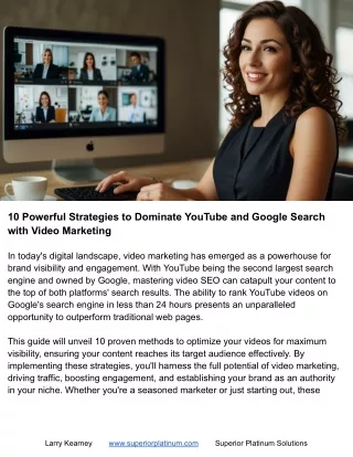 10 Strategies to Skyrocket Your YouTube and Google Rankings