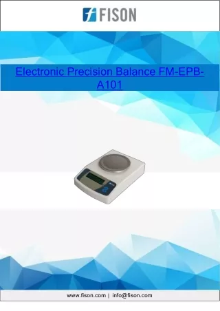 electronic precision balance fm epb a101