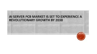 AI Server PCB Market