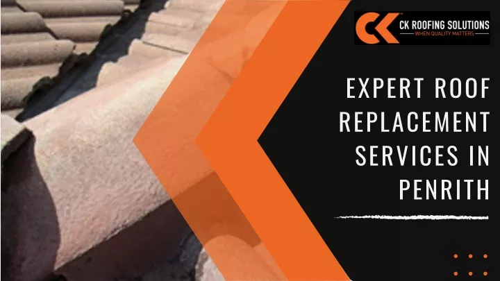 expert roof replacement services in penrith