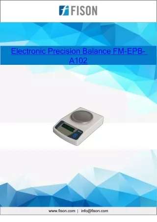 electronic precision balance fm epb a102