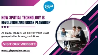 How Spatial Technology Is Revolutionizing Urban Planning?