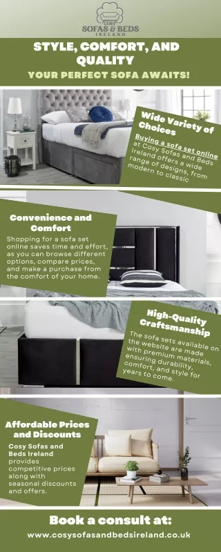 Style, Comfort, and Quality – Your Perfect Sofa Awaits!
