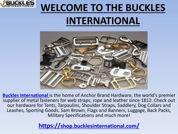 welcome to the buckles international