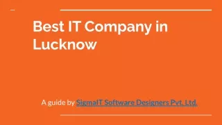 Best IT Company in Lucknow