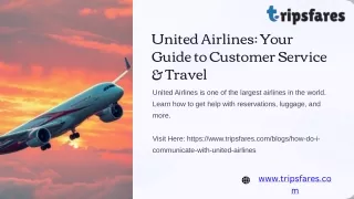 How do I talk to someone for United Airlines