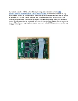 our area of expertise at skd automation
