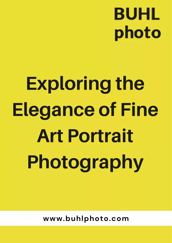 exploring the elegance of fine art portrait