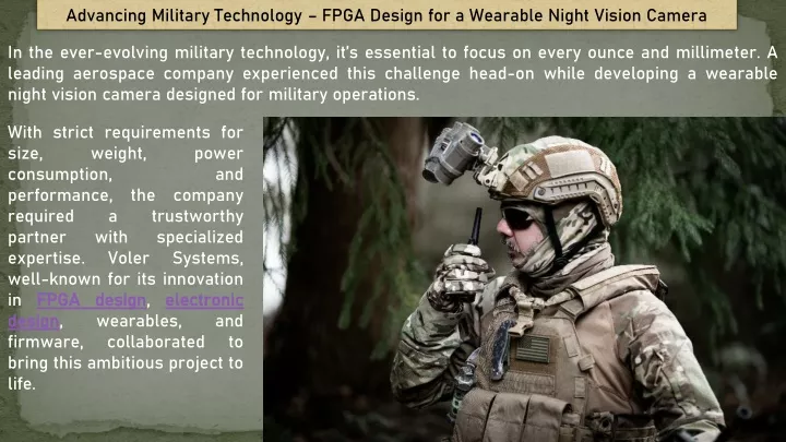 advancing military technology fpga design