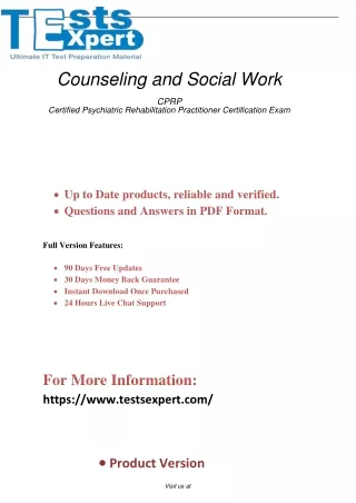 Comprehensive CPRP Exam Study - Certified Psychiatric Rehabilitation Success