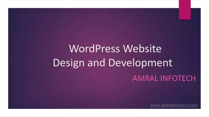 wordpress website design and development