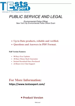 Effective NYC Environmental Police Officer Exam Prep - Success Guide