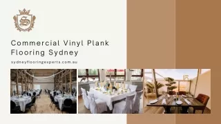 Commercial Vinyl Plank Flooring in Sydney | Sydney Flooring Experts