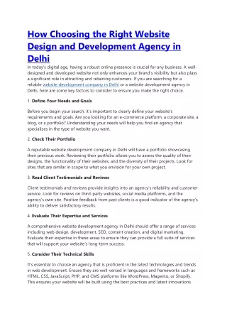 Top website development company in delhi