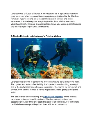 lakshadweep a cluster of islands in the arabian