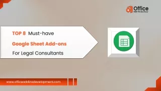 Top 8 Must-have Google Sheet Add-ons for Legal Consultants