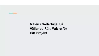 m leri i s dert lje s v ljer du r tt m lare