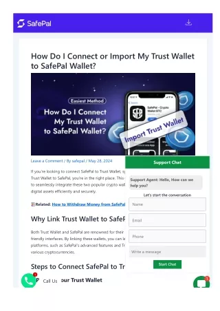 Connect or Import My Trust Wallet to SafePal Wallet