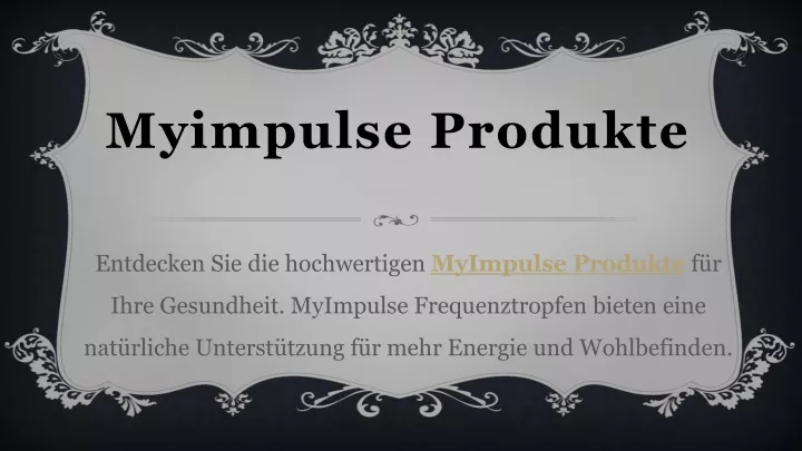 myimpulse produkte