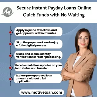 Fast and Easy Instant Payday Loans Online