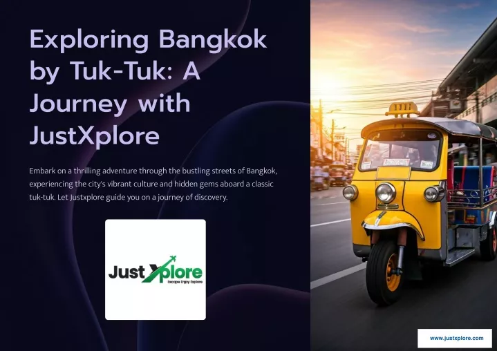 exploring bangkok by tuk tuk a journey with