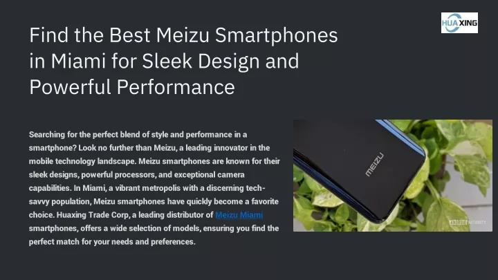 find the best meizu smartphones in miami