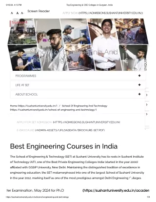 Best Private Engineering Colleges in India